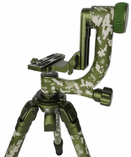 SIRUI CT-3204 Camouflage Carbondreibein mit CH-20 Gimbalkopf