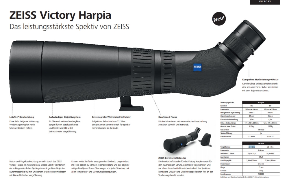 ZEISS Victory Harpia 85 Set