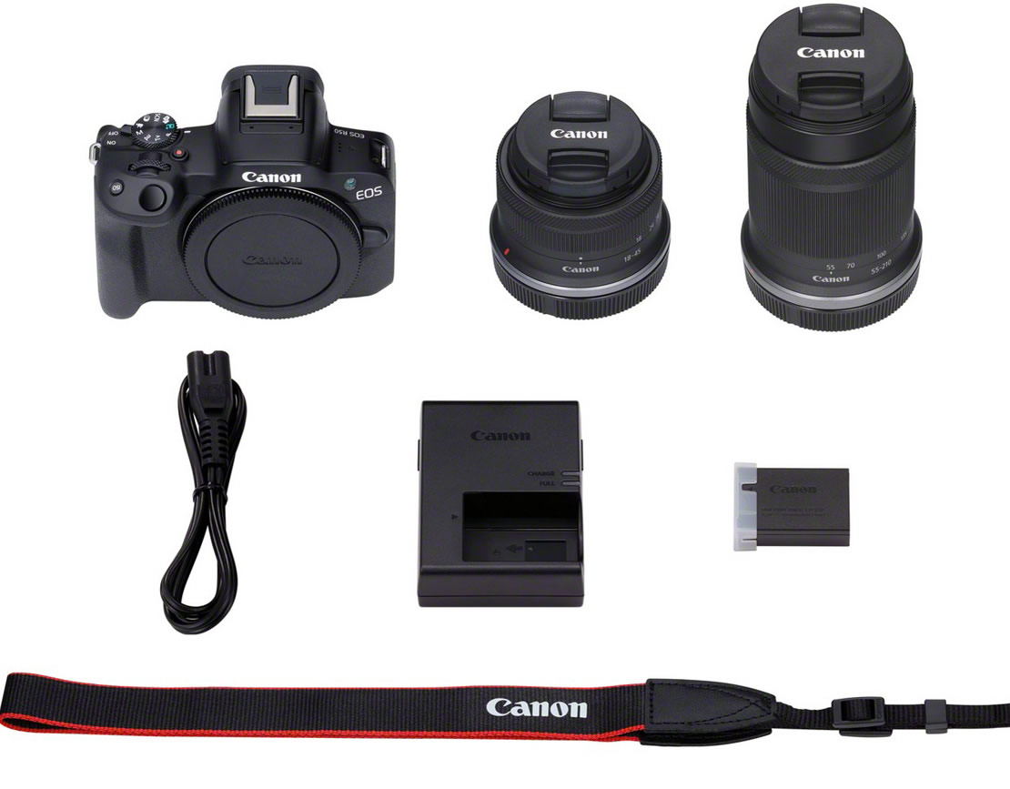 Canon EOS R50 für IS Systemkamera mm mit 18-45mm 55-210 Einsteiger- STM Tradition IS STM RF-S Fotofachgeschäft Vlogger + - und Kit
