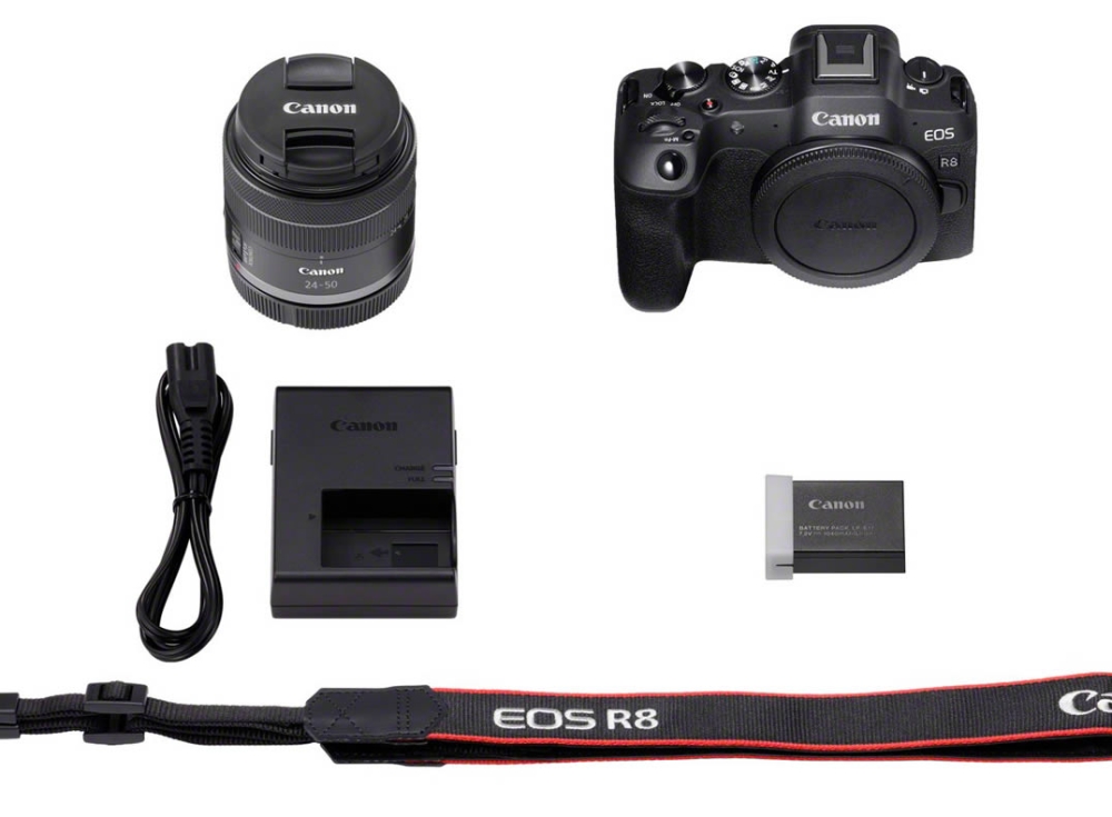 Canon EOS R8 Kit RF 24-50 mm IS STM